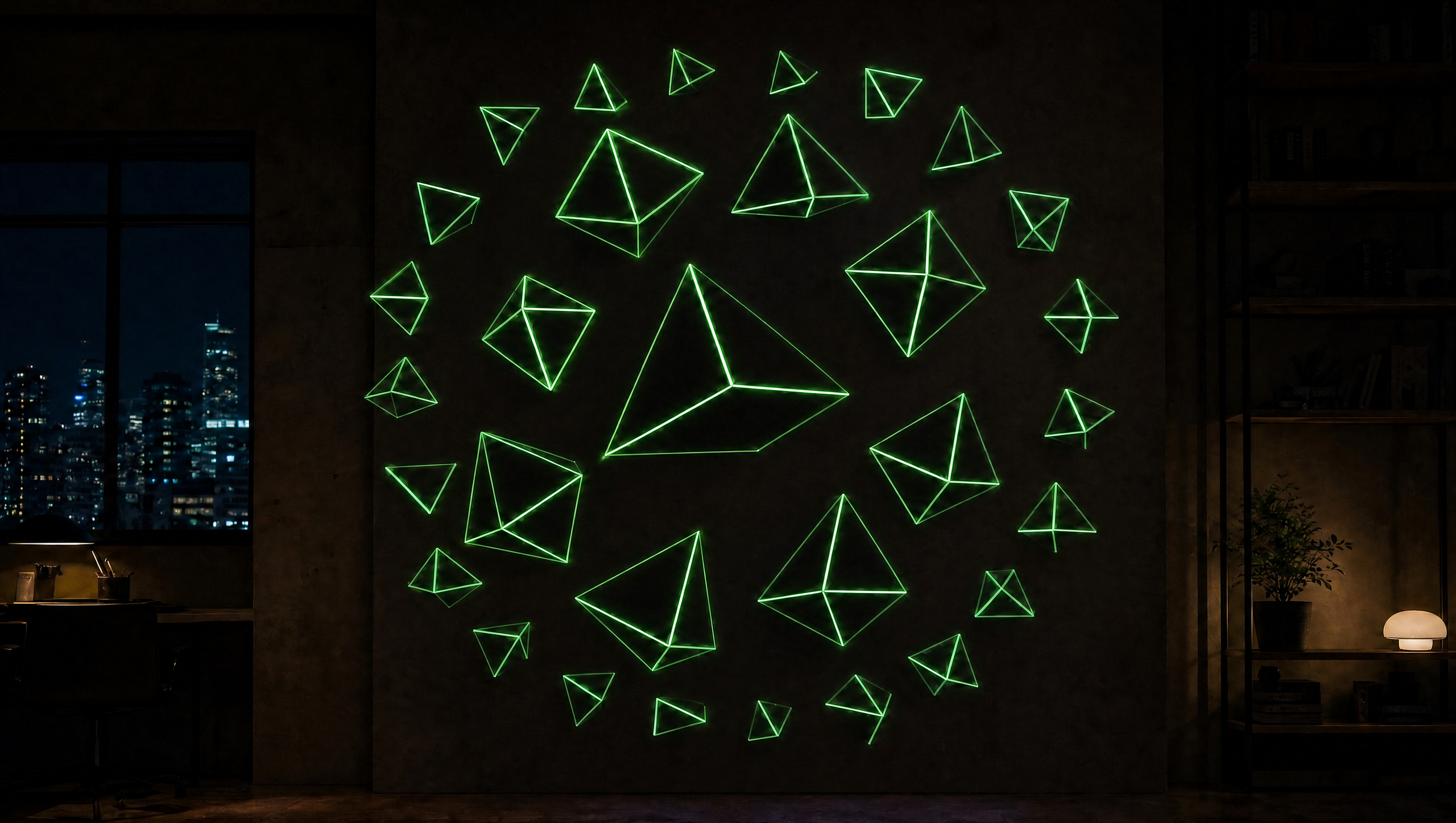Object laser mapping scene