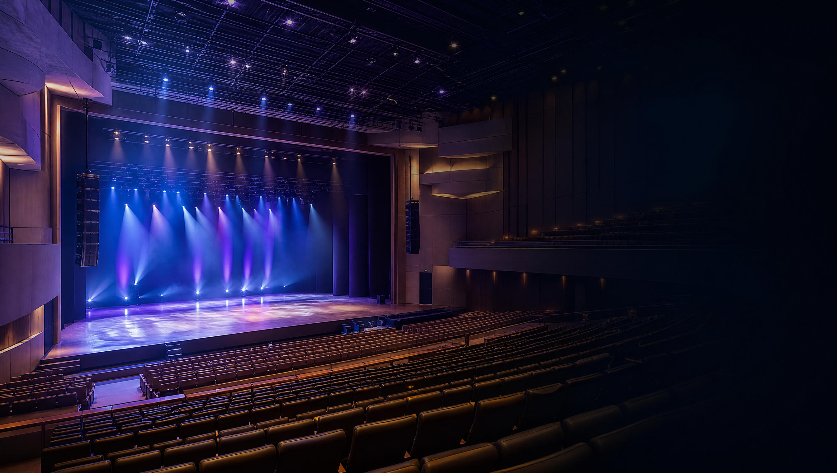 Performance venue lighting scene
